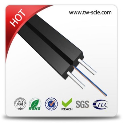 Drop Cable 1 Core FTTH with LSZH Sheath and FRP Strengthen